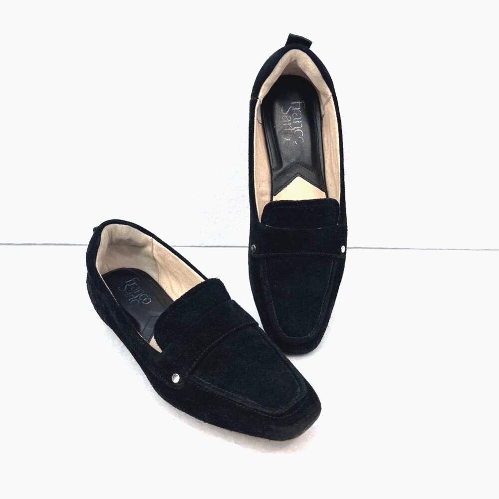 Franco Sarto Persia loafer suede black 6.5